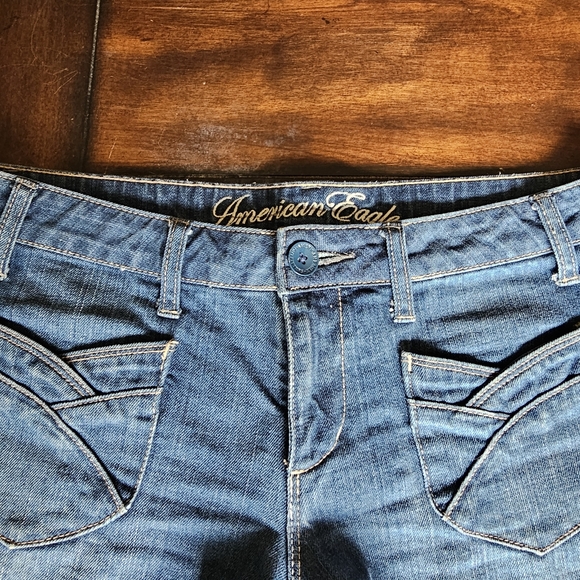 🌻 American Eagle Vintage Denim Shorts - Size 8 - Picture 4 of 11